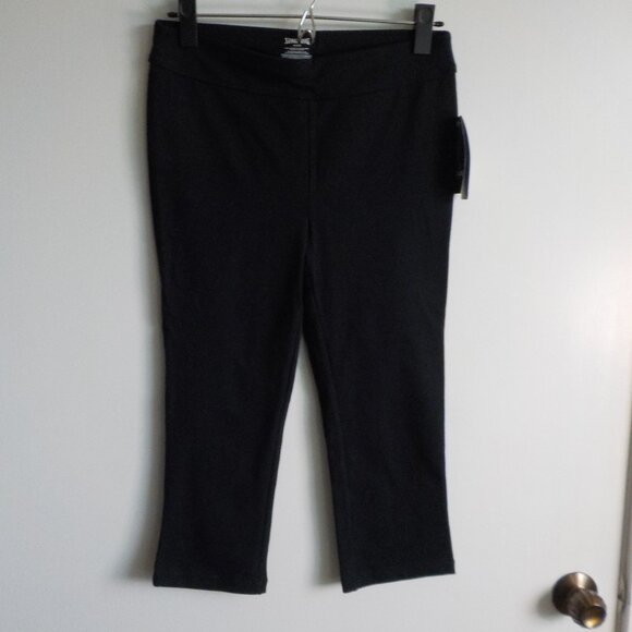 Spalding Yoga Pants Women Size Medium Black - Picture 2 of 3